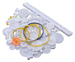 Набір шестерень, шківів ArduinoKit  комплект 75 в 1