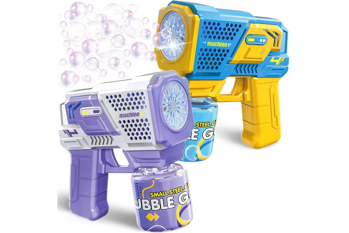 Автоматичний пістолет для мильних бульбашок Bubble Gun 162 Мильні бульбашки, фото 1