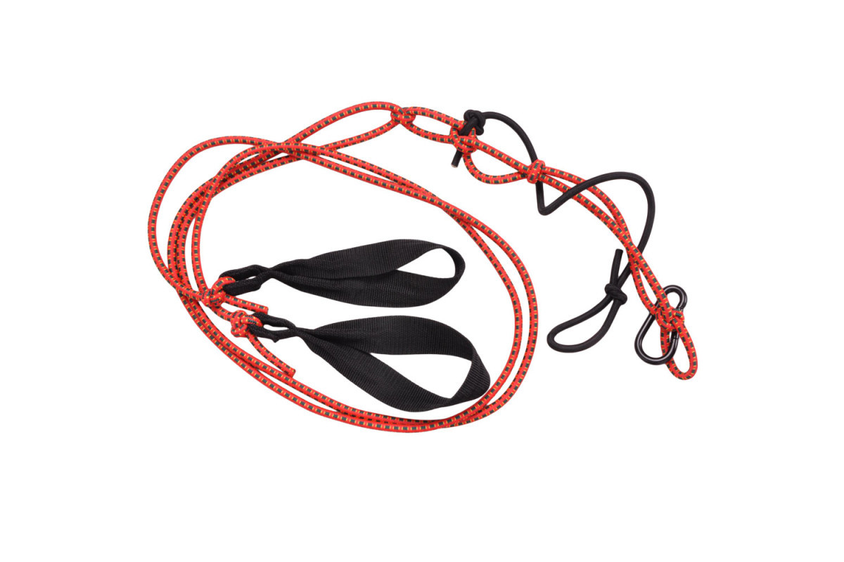 Стрічка-еспандер для вправ inSPORTline Morpo 200 см червоно-чорна, фото 1