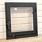 Пічні дверцята зі склом h420*400мм і піддувом Hetta Mia, фото 6