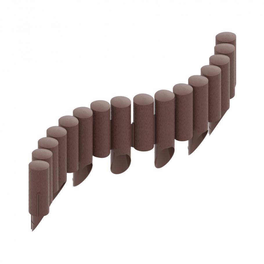 Cellfast Газонна огорожа STANDARD, 4 елементи, 2.3м, коричневий, фото 1