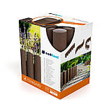 Cellfast Газонна огорожа STANDARD, 4 елементи, 2.3м, коричневий, фото 3