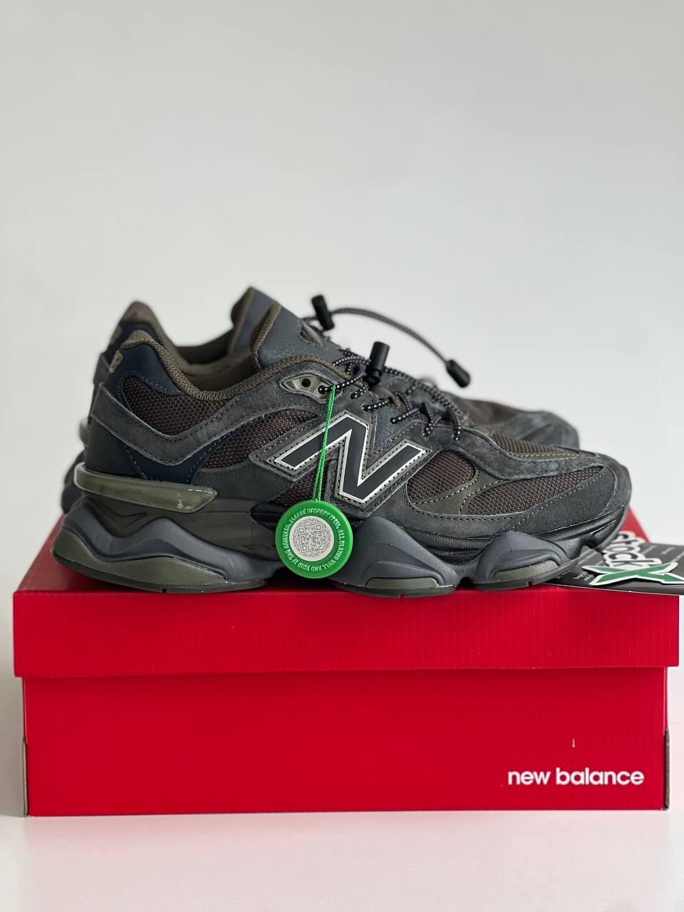 Кросівки New Balance 9060 Grey Brown Сірі з коричневим Взуття Нью Баланс 9060 замша текстиль демісезон унісекс, фото 1