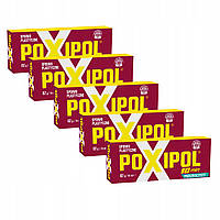 Клей епоксидний двокомпонентний POXIPOL 10 хвилин прозорий 82 г / 70 мл 5 штук (7730716011634)