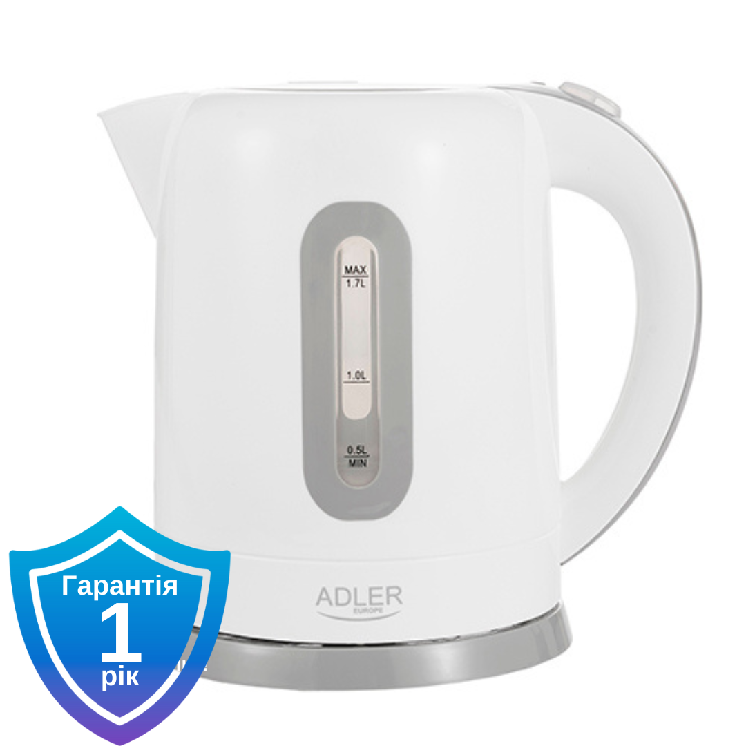 Чайник електричний Adler AD 1234 1,7 л з фільтром, фото 1