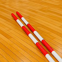 Антени РОЗБІРНІ, волейбольні. КОМПЛЕКТ 2 шт, для волейбольної сітки, біло-червоні, Україна