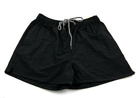 Оптом чоловічі пляжні шорти для купання та прогулянок (арт. 25-15-20/2) черный 48р-56рр