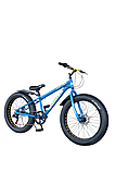 Велосипед фетбайк Hammer JUPITER FATBIKE 24", широкі колеса, синій, фото 2