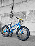 Велосипед фетбайк Hammer JUPITER FATBIKE 24", широкі колеса, синій, фото 4
