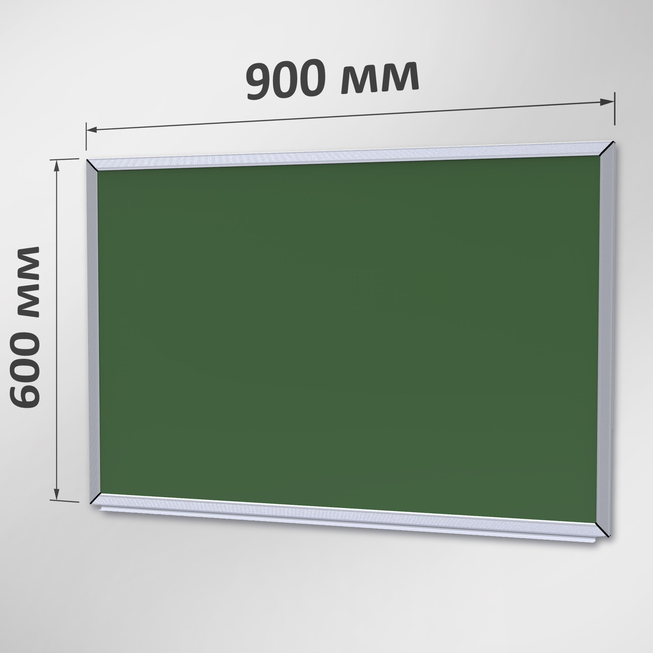 Крейдяна дошка зелена 600х900 мм (горизонтальна), фото 1