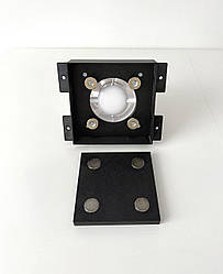 Витяжка (каркасна) прихованого монтажу, діаметр 125мм (пластик, чорний)