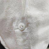 Сорочка Patiskha жіноча коротка бавовна спереду кишеня зав'язка 46 біла, фото 9