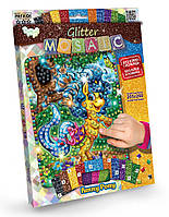 Блискуча мозаїка «Glitter Mosaic» Поні жовтий (БМ-03-07)