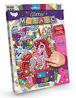 Блискуча мозаїка «Glitter Mosaic» Поні рожевий (БМ-03-08)