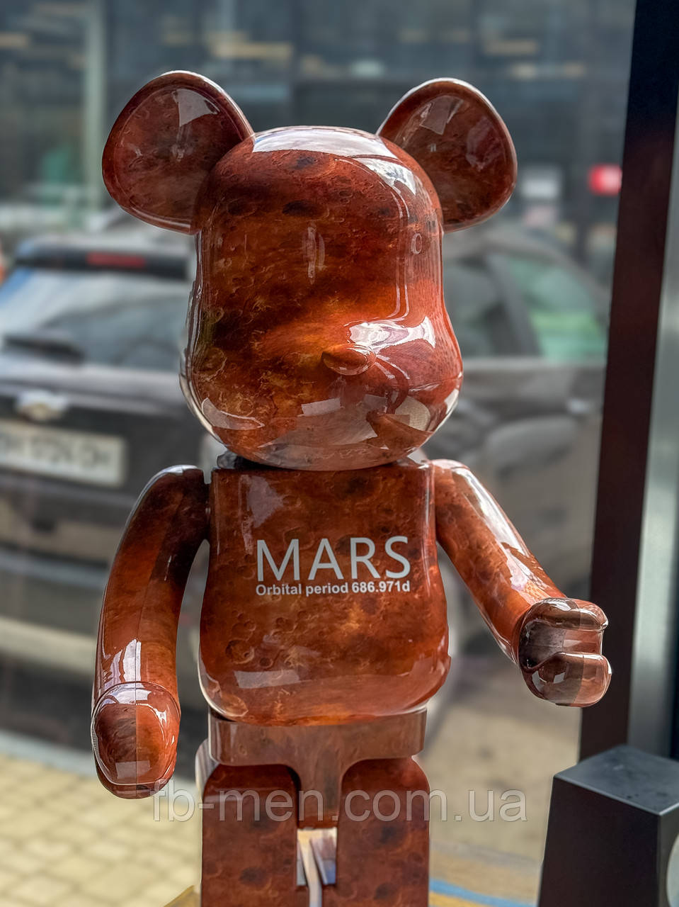 Bearbrick Planet Series Mars дизайнерська статуетка ведмідь Беарбрик 70 см
