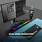 Акустика Fantech колонка саундбар для ПК та ноутбука BS151 2x5W, BT 5.3 RGB підсвічування, фото 3