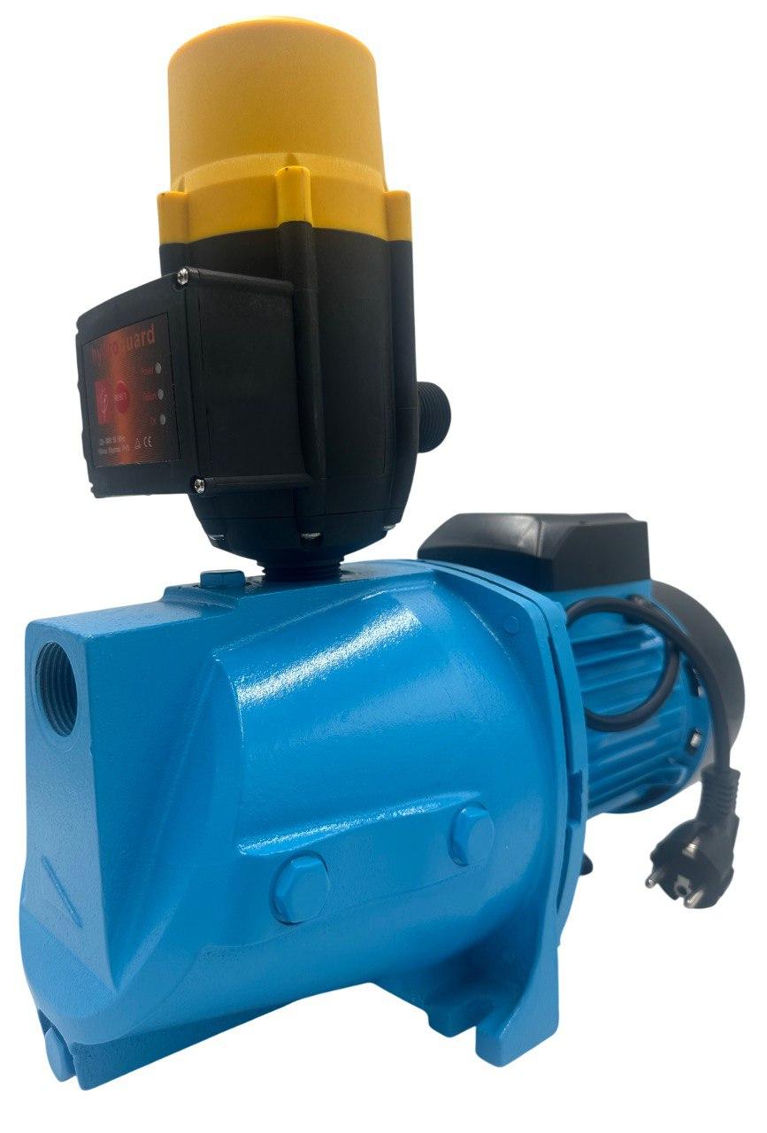 Насосна станція без бака VODOMET JET-100  (Чугун) Н=45М, Q=3.0кбМ, P=1100 Вт. з електронною автоматикою