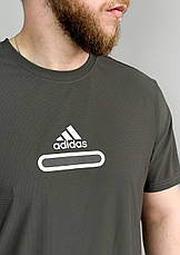 Чоловіча спортивна футболка Adidas сіра футболка Адідас, фото 4