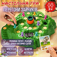 Настольная игра Гонки зайчиков CarrotDerb (Funny Bunny) для детей от 3 лет