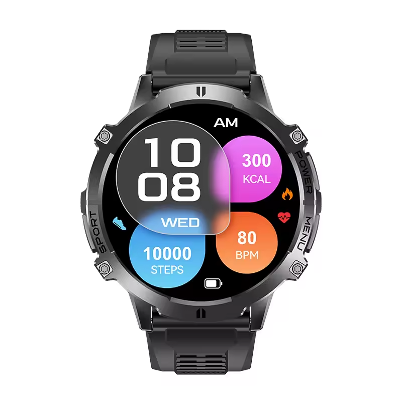 Смарт-годинник Titan Edge Pro, компас, батарея 1000 мА·год, IP68, барометр, екран 1,73'' AMOLED