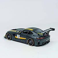 Машинка металева АвтоСвіт AP-1923 Mercedes-AMG GT3 1:24 — 18 см, відкривні двері, гумові колеса, фото 8