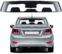 Заднє скло Hyundai Accent 2011-2016 седан