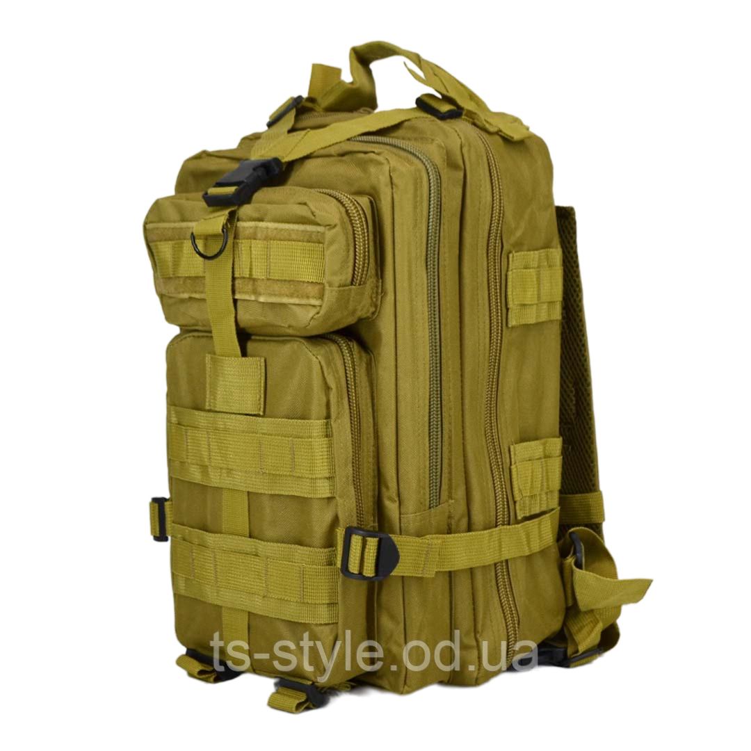 Тактичний штурмовий рюкзак 30 л койот, фото 1