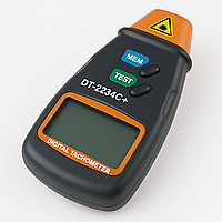 Тахометр цифровий, лазерний, безконтактний, DT-2234C+, 2.5-99999 об/хв