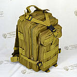 Тактичний штурмовий рюкзак 30 л койот, фото 3
