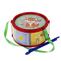 Барабан дитячий, маленький Colorplast 1-003 на шлейці