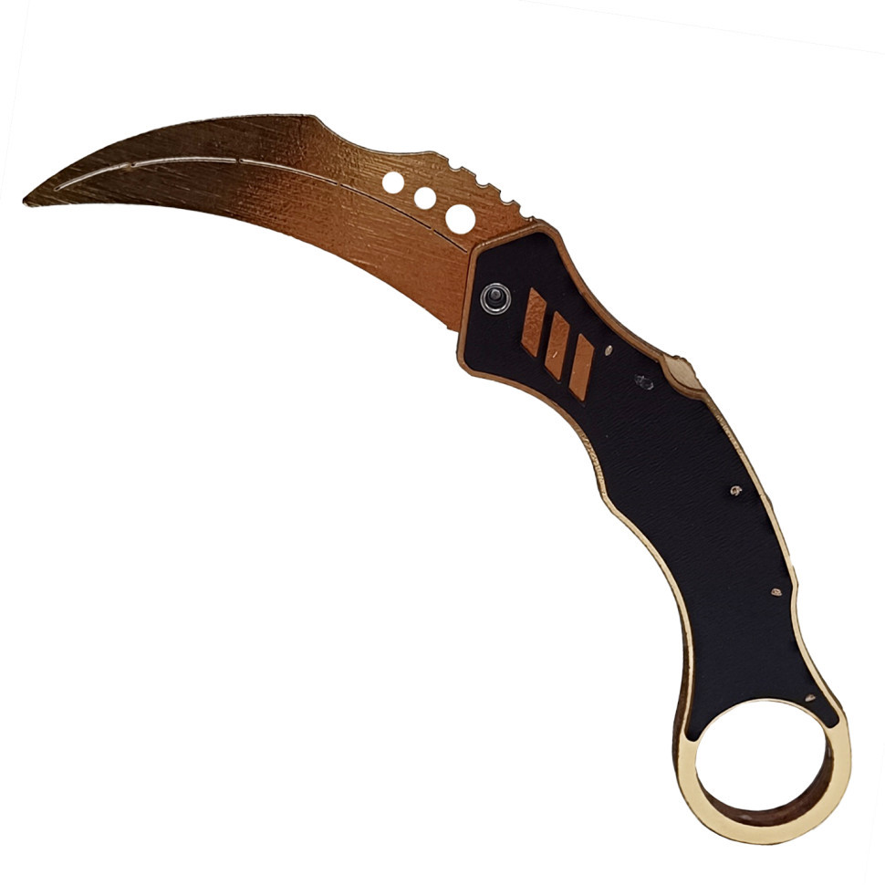 Ніж дерев'яний сувенірний "Mantis CITRINE" MAN-C, фото 1