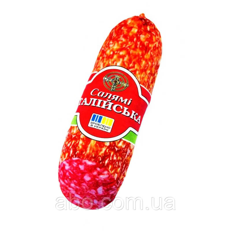 Дитяча м'яка іграшка "Ковбаса Салямі" KOV-S-1, 48 см, фото 1