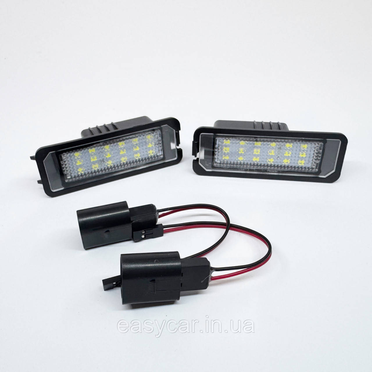 Штатна LED-підсвітка номерних знаків VW, GOLF 5/6/7, EOS, Golf IV, Lupo, New Beetle, Polo, Passat 4D, Passat