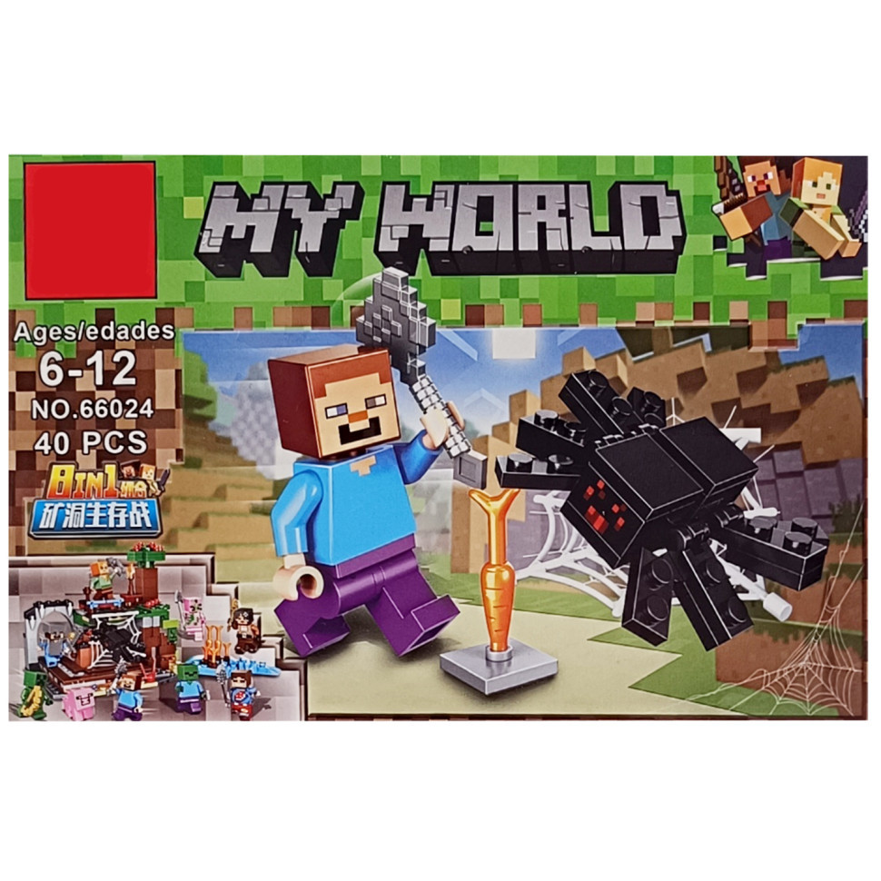 Конструктор дитячий "Minecraft" 66024K-1, 43 деталі, фото 1