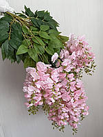 Штучна гліцинія . Гілки декоративної гліцинії ( упаковка 12 штук , Premium, 80 см , рожева ), фото 3