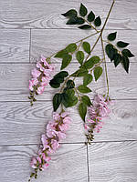 Штучна гліцинія . Гілки декоративної гліцинії ( упаковка 12 штук , Premium, 80 см , рожева ), фото 10