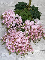 Штучна гліцинія . Гілки декоративної гліцинії ( упаковка 12 штук , Premium, 80 см , рожева ), фото 6