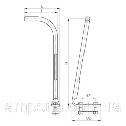 Розрядні роги РРН-130, фото 2