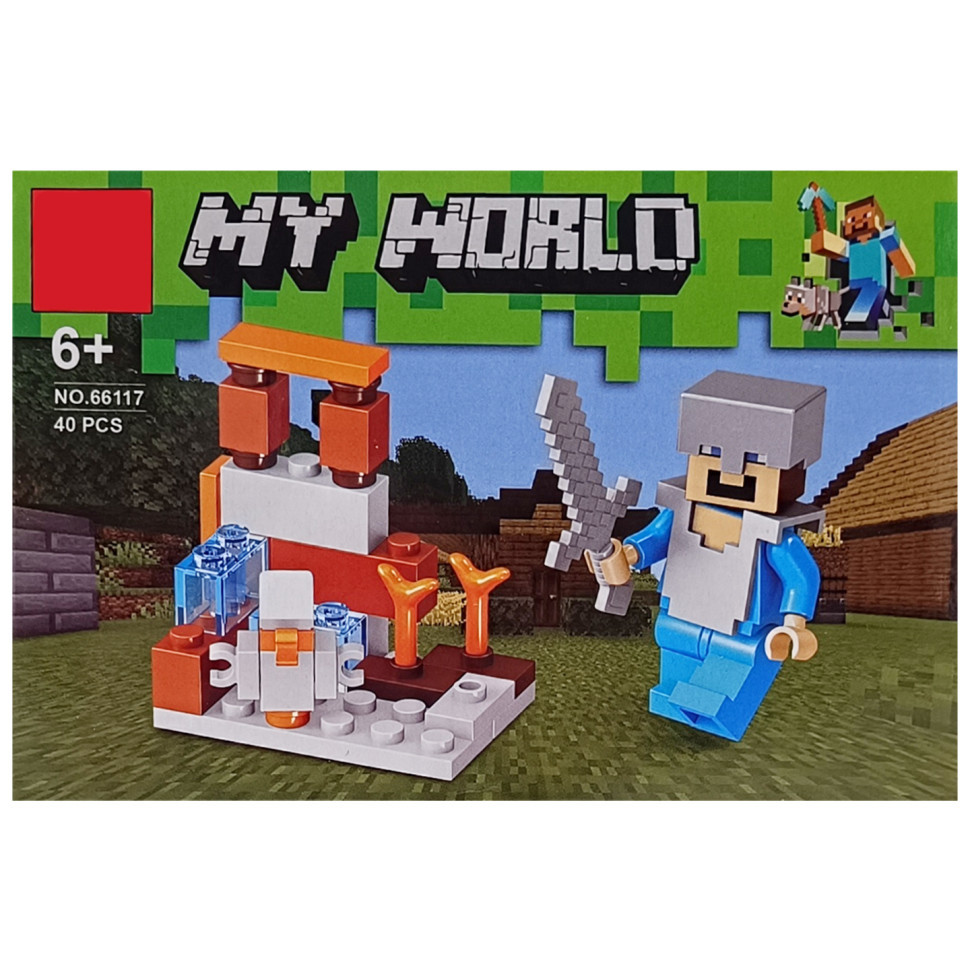 Конструктор дитячий "Minecraft" 66117-1, 39 деталей, фото 1