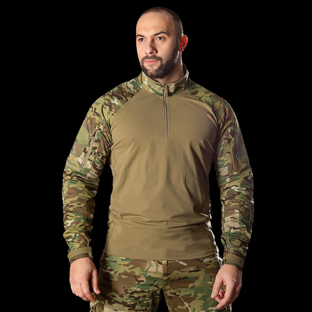 Бойова сорочка убокс  CAMOTEC Raid Twill/Sorona Multicam/Tan 8519 РОЗМІР L