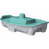 Дитяча пісочниця "Корабель" DOLONI TOYS 03355/4 137х72х76, фото 4