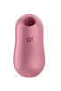 Вакуумний стимулятор із вібрацією Satisfyer Cotton Candy Light Red, фото 4