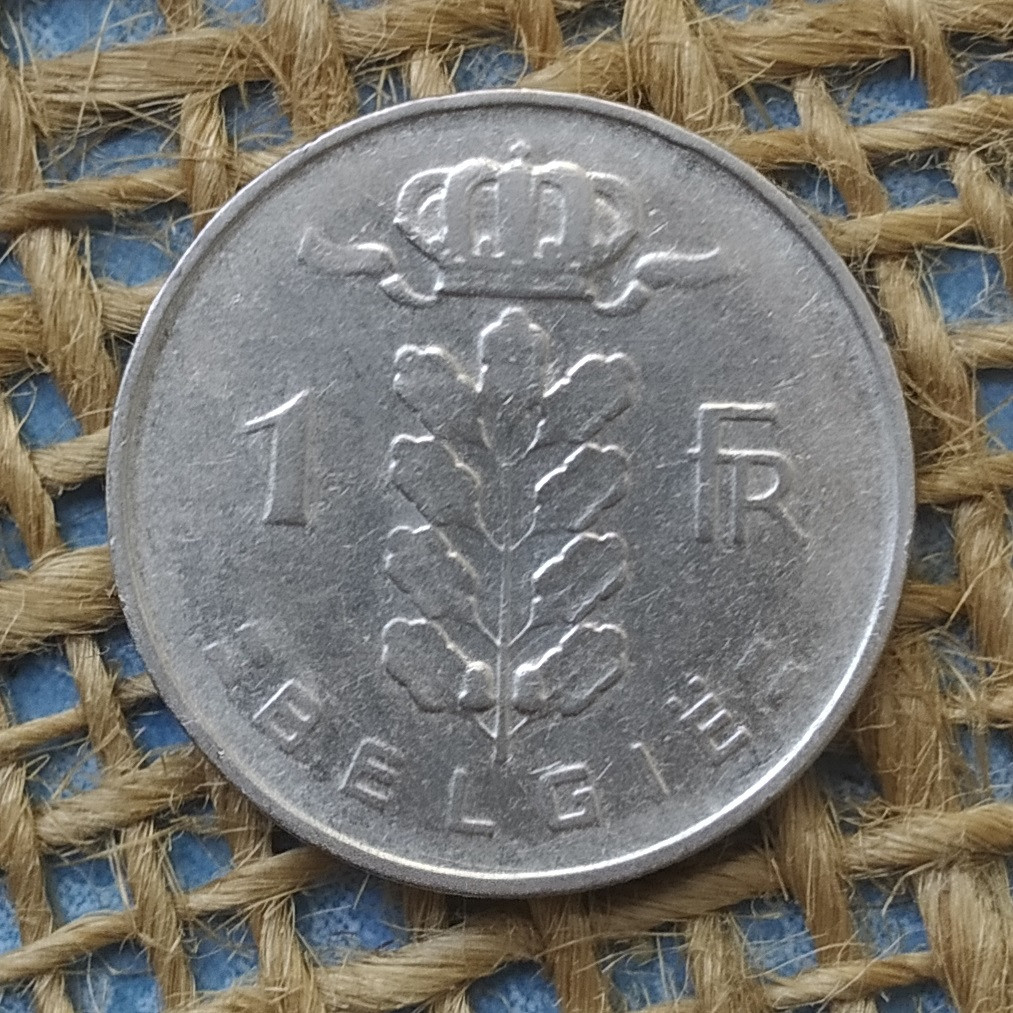 1 франк 1967 року. Бельгiя
