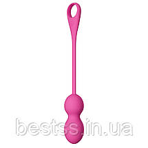 Вагінальні віброкульки з 12 режимами вібрації та керуванням через додаток Pretty Love Elvira Balls Pink, фото 5