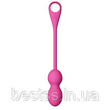 Вагінальні віброкульки з 12 режимами вібрації та керуванням через додаток Pretty Love Elvira Balls Pink, фото 4