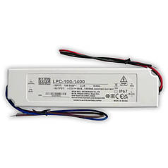 Блок живлення драйвер Mean Well 100W 36~72V 1400mA LPC-100-1400