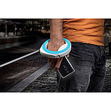 Кругла повідець - рулетка універсальна для собак вагою до 40 кг WAUDOG блакитна 2,9 м Collar, фото 9