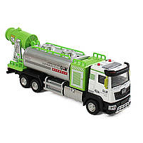 Спецтехніка машина для зволоження та пилопригнічення металопластик 1:40 звук світло парогенератор 28*9*7см (TK-78594), фото 2