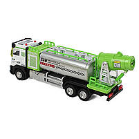 Спецтехніка машина для зволоження та пилопригнічення металопластик 1:40 звук світло парогенератор 28*9*7см (TK-78594), фото 3