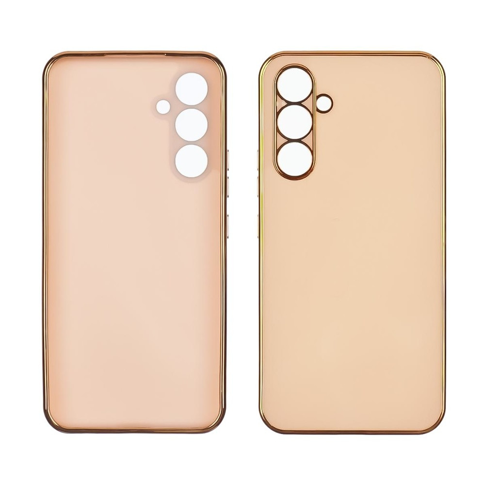 YUF Чехол Glossy Color для Samsung A54 5G цвет  2 розовый, фото 1